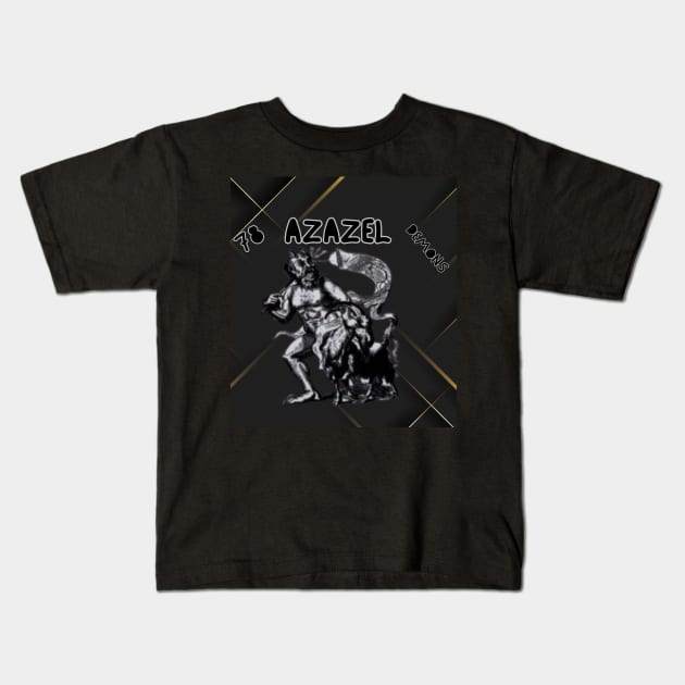 AZAZEL 78 DEMON Kids T-Shirt by MOXIEKHAIR